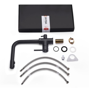 Robinet de bucatarie GRIFEMA Dover 3-in-1, cu filtru, design minimalist, cromat - Img 6