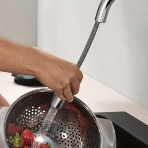 Robinet de bucatarie hansgrohe Focus M42, 360 rotire, crom, cu dus extractibil - Img 3