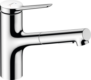 Robinet de bucatarie hansgrohe Zesis M33, crom, inaltime 150 mm, 2 straturi