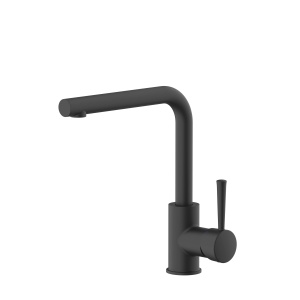 Robinet de bucatarie Lenz OLINA in negru mat - cu duza de amestecare de marca de inalta calitate si cartus de marca - suprafata anti-amprenta - 46031151