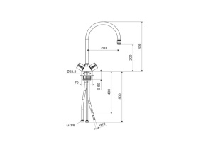 Robinet de temperatura STIEBEL ELTRON WUT, crom, pentru chiuveta sau lavoar - Img 3
