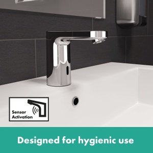 Robinet electronic hansgrohe Vernis Blend, cu senzor infrarosu, crom, economisire apa - Img 3