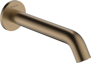 Robinet pentru cada hansgrohe Tecturis S, bronz periat, montare pe perete, 19,8 cm