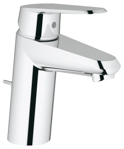 Robinet pentru chiuveta GROHE Eurodisc Cosmopolitan, crom, inaltime 16cm, tehnologie economisire apa
