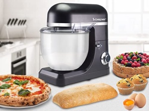 Robot de bucatarie BEPER P102SBA550 7 litri, blender cu 6 viteze si functie de impuls + accesorii 1500W - Img 5