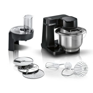 Robot de bucatarie Bosch Seria 2 MUMS2EB01 700W Bol Inox 38L Negru - Img 1