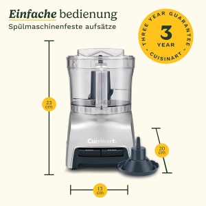 Robot de bucatarie Cuisinart Pixie Chopper 0,7 l 2 viteze BPA-free - Img 9