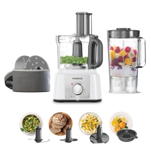 Robot de bucatarie Kenwood FDP65450WH 1000 W alb bol 3L blender 15L