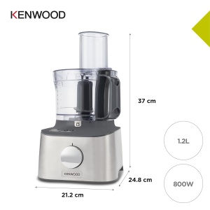 Robot de bucatarie Kenwood MultiPro Compact FDM313SS, 800W, 2.1L, Argintiu - Img 7
