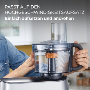Robot de bucatarie Kenwood MultiPro KAH65.000PL, 1.2 L, 6 functii, argintiu - Img 3