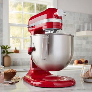 Robot de bucatarie KitchenAid 6,6 L Empire Rot - putere, durabilitate, design metalic - Img 2
