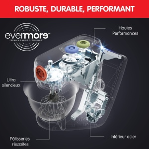 Robot de bucatarie Moulinex bol din otel inoxidabil 55 l 8 programe de retete de baza tehnologie brevetata silentios robust aplicatie gratuita cu coac - Img 8