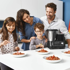 Robot de bucatarie multifunctional Moulinex HF4568 Clickchef | 12 viteze + impulsuri | 5 programe automate + mod manual | 3,6 L | Cantar integrat | Atasament pentru abur + carte de retete | Negru - Img 7