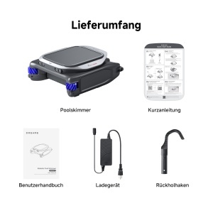 Robot de curatare a piscinei Dreame J1, 5000 mAh, 360 curatare, control prin aplicatie - Img 8
