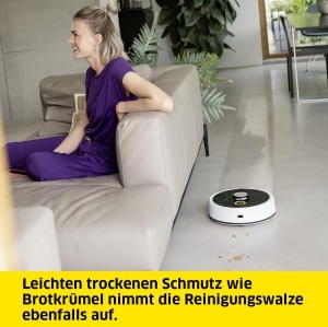 Robot de curatenie KARCHER RCF 3, navigare LiDAR, aplicatie smart, 120 min autonomie - Img 3