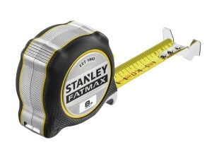 Rola de masurare STANLEY FATMAX XTREME 8m, cu frana de deget, latime 32mm - Img 2