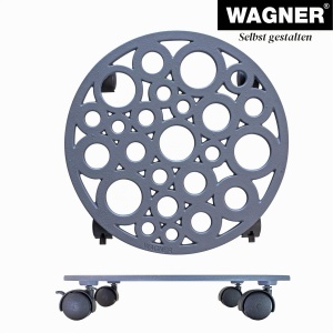 Rola pentru plante WAGNER BUBBLE 38 x 6,5 cm, Gusseisen, 50 kg, gri - Img 5