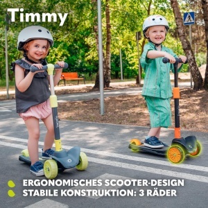 Roller pentru echilibru LIONELO Timmy, pentru copii 3-50 kg, cu lumini LED - Img 7