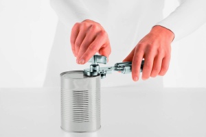 Rosle Zangen Dosenoffner din Otel Inoxidabil 1810 Ergonomic fara Margini Ascutite - Img 2