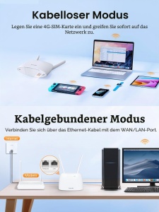 Router 4G Tenda 4G06, LTE Cat4, 300 Mbits, 2,4 GHz - Img 7