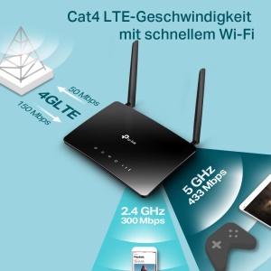 Router LTE TP-Link Archer MR202, Dual-Band AC750, 4G, 150 Mbits - Img 4