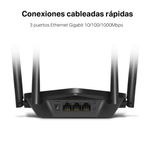Router Wi-Fi 6 Mercusys MR1500X, Dualband AX1500, 3 Porturi Gigabit - Img 4