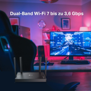 Router WiFi 7 TP-Link Archer BE3600 Dual-Band 3570 Mbps 2 x 2,5G Porturi - Img 5