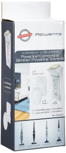 Rowenta ZR005001 | 5 pungi de hartie | cu 2 filtre | pentru Powerline Eco | Volumul sacului de praf 2,2 litri - Img 1
