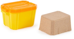 Rubble & Crew - Set de figurine de actiune cu figurine de caine Charger & Wheeler, 2 jucarii de constructie si 85g Kinetic Sand Build-it-Sand, jucarii potrivite pentru copiii de la 3 ani si mai mari - Img 9