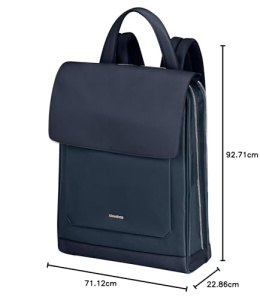 Rucsac laptop Samsonite Zalia 20 14 inch 115 L Midnight Blue USB Port - Img 8