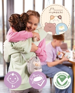 Rucsac pentru copii NICI mymochi Katze Angy 23x21x9cm alb, design Kawaii - Img 2