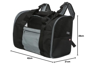 Rucsac pentru transport animale TRIXIE Connor, 42x29x21 cm, negrugri - Img 7