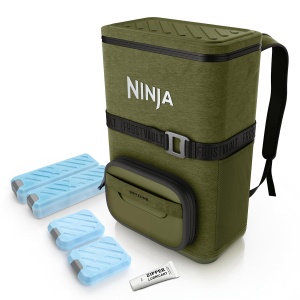 Rucsac racitor Ninja FrostVault Go 17L, 24 doze, culoare oliv