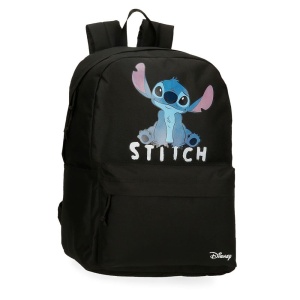 Rucsac scolari Joumma Disney Stitch, 39.6 cm, Negru, 21.26 l