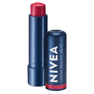 Ruj hidratant NIVEA Caring Beauty 3in1 Red 4,8g - SPF 30, 24h hidratare - Img 1