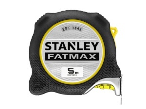 Ruleta de masurare STANLEY FATMAX XTREME 5m, cu frana de deget, banda de 16mm, haken mare - Img 3