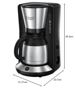 Russell Hobbs Adventure 24020-56 Cafetiera cu tehnologie WhirlTech 1L Thermo - Img 8