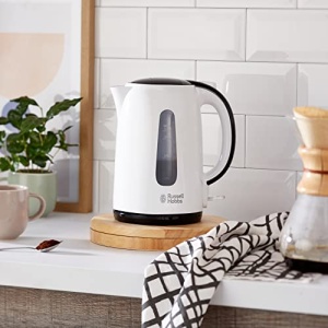 Russell Hobbs Kettle [1,7l, 2200W] My Breakfast (element de incalzire ascuns, filtru de calcar detasabil, oprire automata a gatitului, indicator extern al nivelului apei, deschidere automata a capacului)Ceainic 25070-70 - Img 7