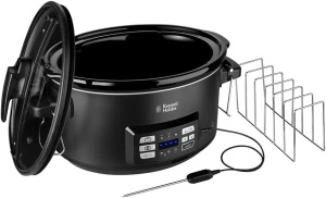 Russell Hobbs Multicooker 3-in-1 aragaz lent sous vide caserola senzor de temperatura centrala Oala ceramica grea de 65 l pentru opt Distributia tempe - Img 3