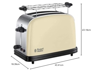 Russell Hobbs Toaster 21391-56 Flame Red 1000W Functie de Decongelare - Img 11