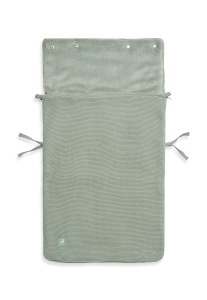 Sac de dormit pentru bebelusi Jollein Basic Knit, verde, cu fleece, pentru scaune auto si carucioare - Img 4