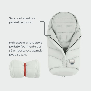 Sac de dormit pentru bebelusi Nuvita 9920 Universal, negru, pentru carucioare si scaune auto - Img 4