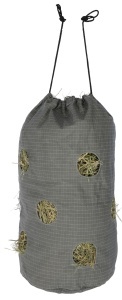 Sac pentru hranirea cailor Kerbl HayBag Small, 85 l, gri, usor de umplut si curatat - Img 2