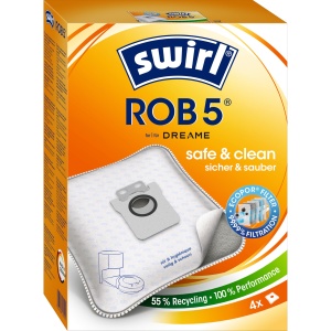 Sac vacuum cleaner Swirl ROB 5 Beutel pentru Dreame L40 Ultra, L50 Pro Ultra, 4 piese