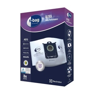 Sac vacuum Electrolux E210S, 3 saci XXL, 5 litri, filtrare optima, alb