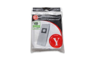 Sac vacuum Hoover Original Typ Y, 3 bucati, filtrare allergeni, alb