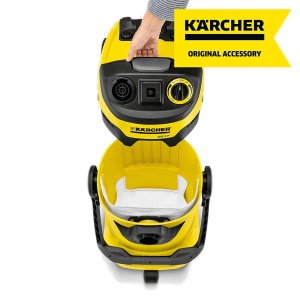 Saci de filtrare netesute originale Karcher KFI 487: 4 bucati, 2 straturi, extrem de rezistente la rupere si robuste, se potrivesc perfect pentru aspiratoarele umede/uscate Karcher - Img 3