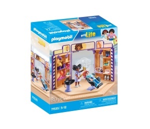 Salon de Coafura PLAYMOBIL MyLife 71535, cu Accesorii si Figurine, pentru Copii de la 5 Ani - Img 2