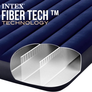 Saltea aer Intex 64765, 2 persoane, 203 x 152 x 25 cm, cu 2 perne - Img 8