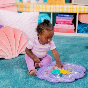 Saltea cu apa Bright Starts, Disney Baby, Ariel, 37.5x45.1cm, mov - Img 13